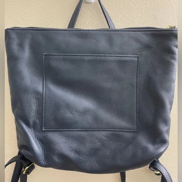 Umbrella Collective Navy Backpack EUC Umbrella Collective | Leather Bags, Leather Goods, Handmade  main image 4